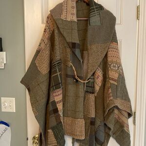 Ralph Lauren Patchwork Cape